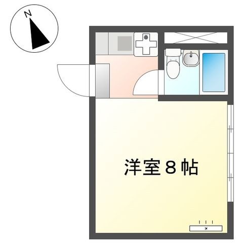 拡大写真:ルミエール常田 3階303の間取り