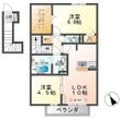 セジュールりんどうDの間取図