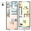 セレッソKAZAWAの間取図