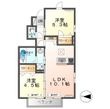 プレジールの間取図