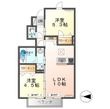 プレジールの間取図