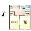 コーポYの間取図