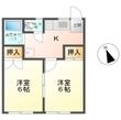 写真:コーポY 2階203の間取図