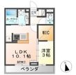 トリシア横町SOUTHの間取図