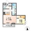 トリシア横町SOUTHの間取図