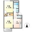 プレジール多度 M1の間取図