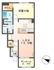 ビオトープあさひAの間取図