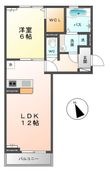 明楽 A棟の間取図