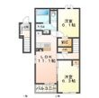 ヴェルドミールAの間取図