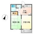 サザンハイツ パートⅡの間取図