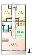 ルネス石津の間取図