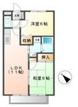 メゾンクレールの間取図