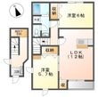 メゾン ベル グラース A棟の間取図