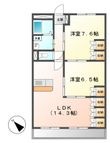 松阪市大黒田町の間取図