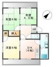 コーポ駅部田の間取図