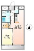 アンジューⅥの間取図