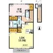 ジュネス一本木 B棟の間取図