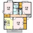 アザレアパーク Lの間取図