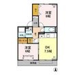 ラ・ベルフォンテーヌBの間取図