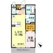 D-room五福の間取図