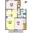 パークタウン立山　Ｂ棟の間取図