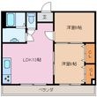 中央ハイツの間取図