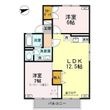 パークタウン立山　Ｂ棟の間取図