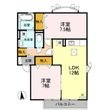 アザレアパーク Aの間取図