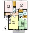 ヴィルクレール A棟の間取図