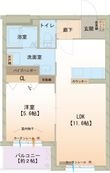 ハートフル胡桃の間取図