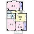 チェリーヒルズＢの間取図