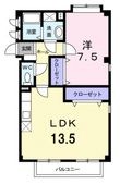 リバーサイド・ヴィラBの間取図
