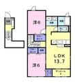 FOUR SEASONS Bの間取図