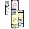 オリオン リヴィエール Mの間取図