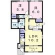 ニューシティ下堀2の間取図