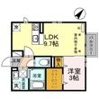 シェレトワレ上冨居 B棟の間取図