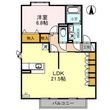 アザレアパーク Hの間取図