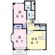 ベルビィトンＡの間取図