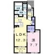 クーロンヌ1の間取図