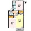 セジュール上冨居Aの間取図