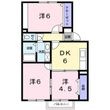 ウイステリアBの間取図