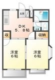 ロイヤル師勝Bの間取図