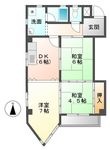 フルーヴェ1番館の間取図