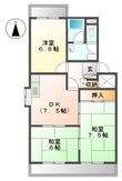 セゾンきさらぎ2棟の間取図