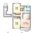 ヴィラージュの間取図