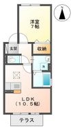 　ヴェルヴィルⅠの間取図