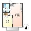 サンビレッジ B棟の間取図