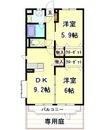 倉敷市船穂町船穂の間取図