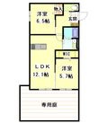 ルーチェⅢの間取図