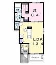 ベイコート マビの間取図